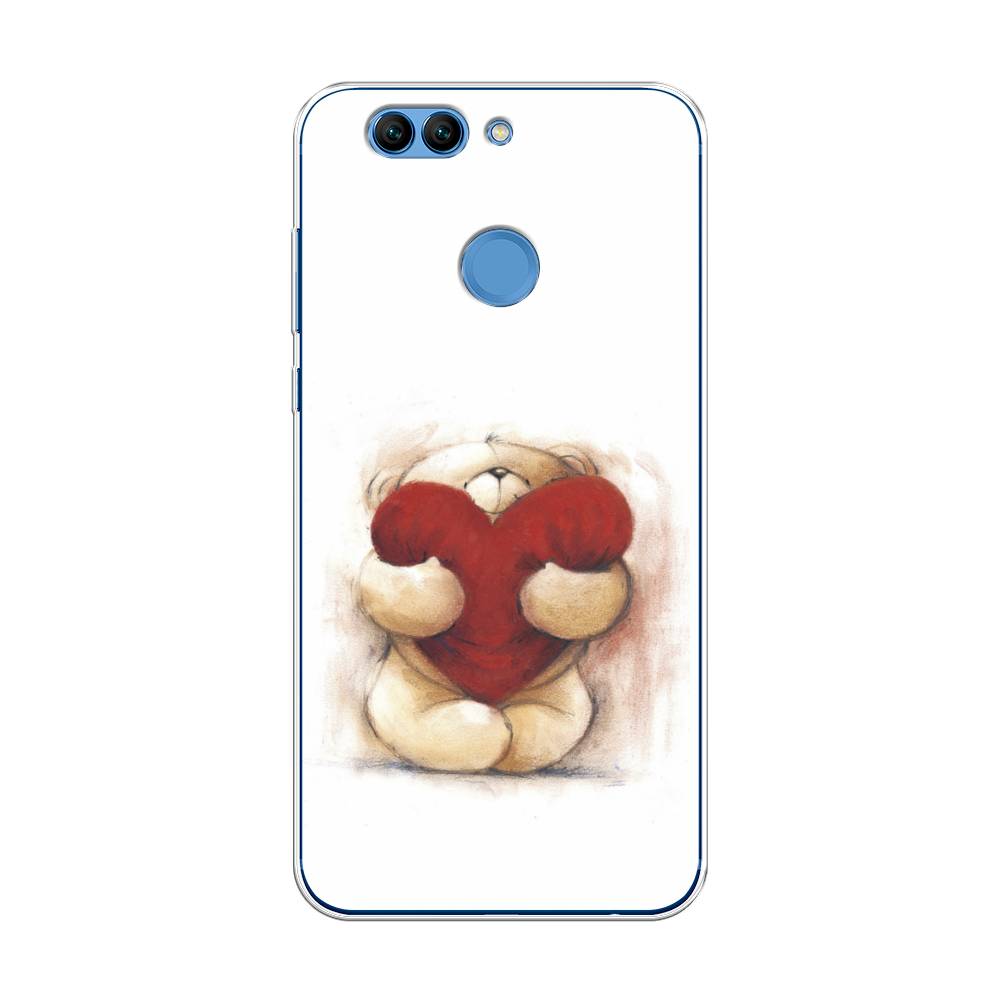 

Чехол Awog на Huawei Nova 2 Plus "Мишка с сердцем 1", Разноцветный, 63050-6