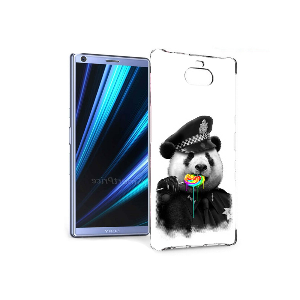 

Чехол MyPads Tocco для Sony Xperia 10 Панда полиция (PT125953.225.130), Прозрачный, Tocco