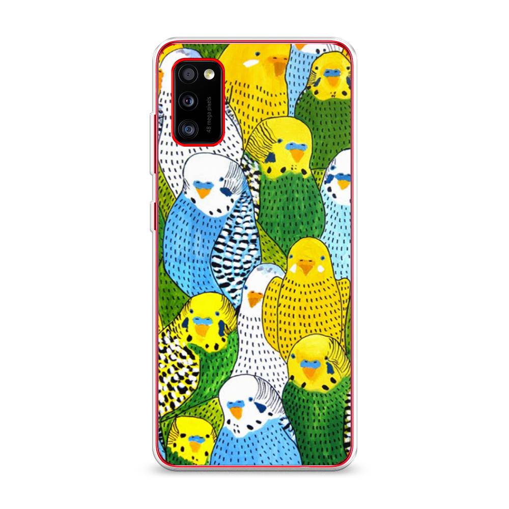 

Чехол Awog на Samsung Galaxy A41 / Самсунг A41 "Попугаи", Разноцветный, 2100450-1