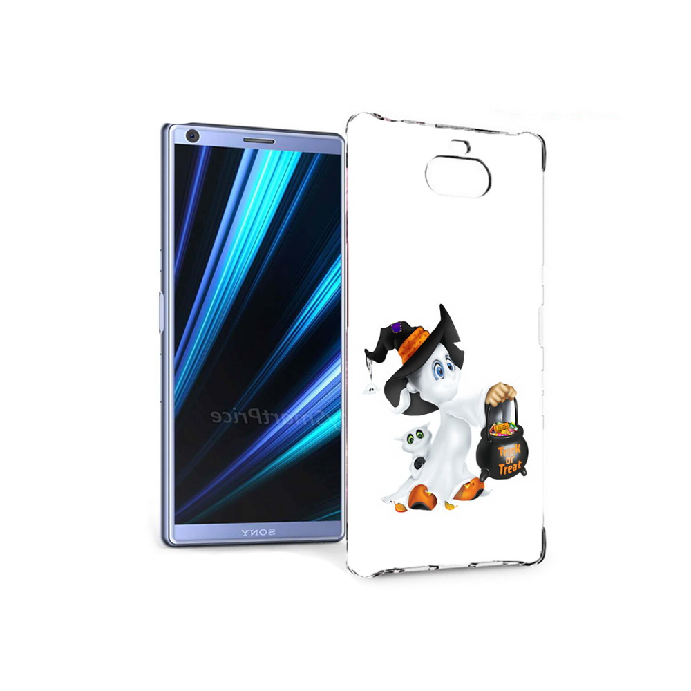 

Чехол MyPads Tocco для Sony Xperia 10 Маленький призрак (PT125953.225.113), Прозрачный, Tocco