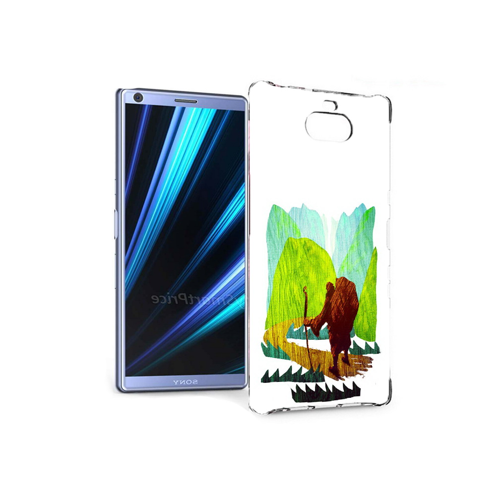 

Чехол MyPads Tocco для Sony Xperia 10 Лесная тропа (PT125953.225.106), Прозрачный, Tocco