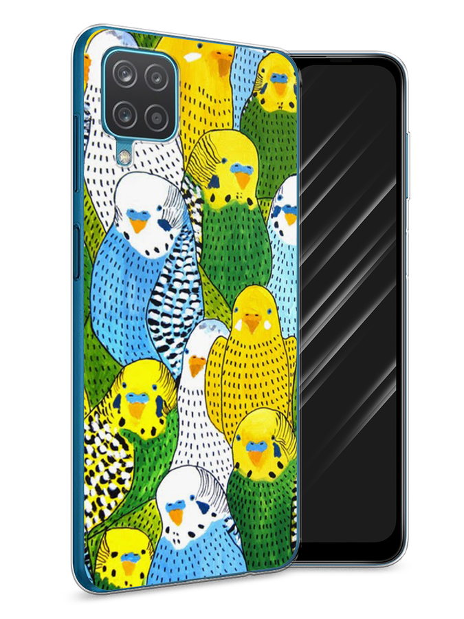

Чехол Awog на Samsung Galaxy A12 / Самсунг A12 "Попугаи", Разноцветный, 2101650-1