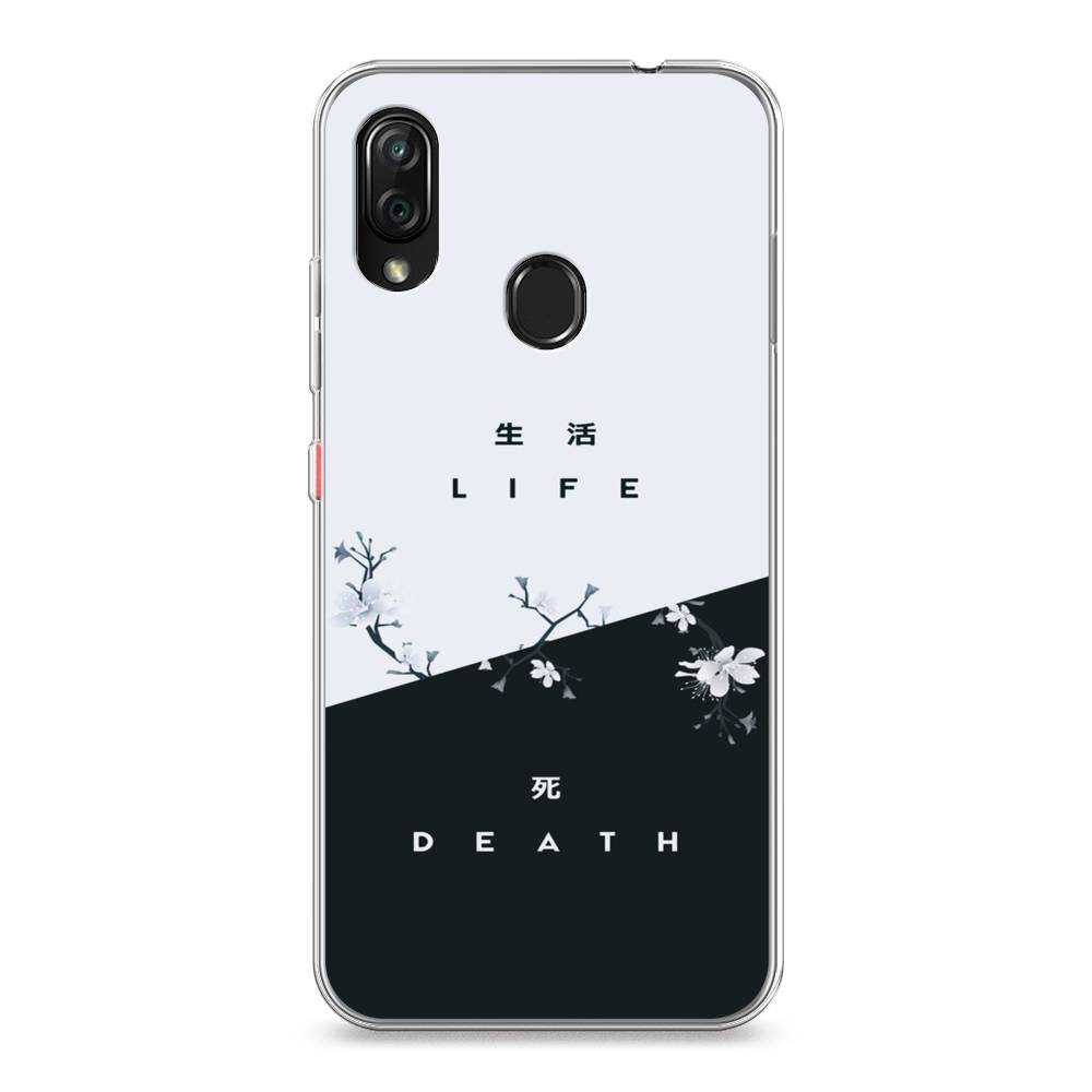 

Чехол Awog на ZTE Blade V10 Vita / ЗТЕ Блэйд V10 Vita "Life and death", Разноцветный, 132650-7