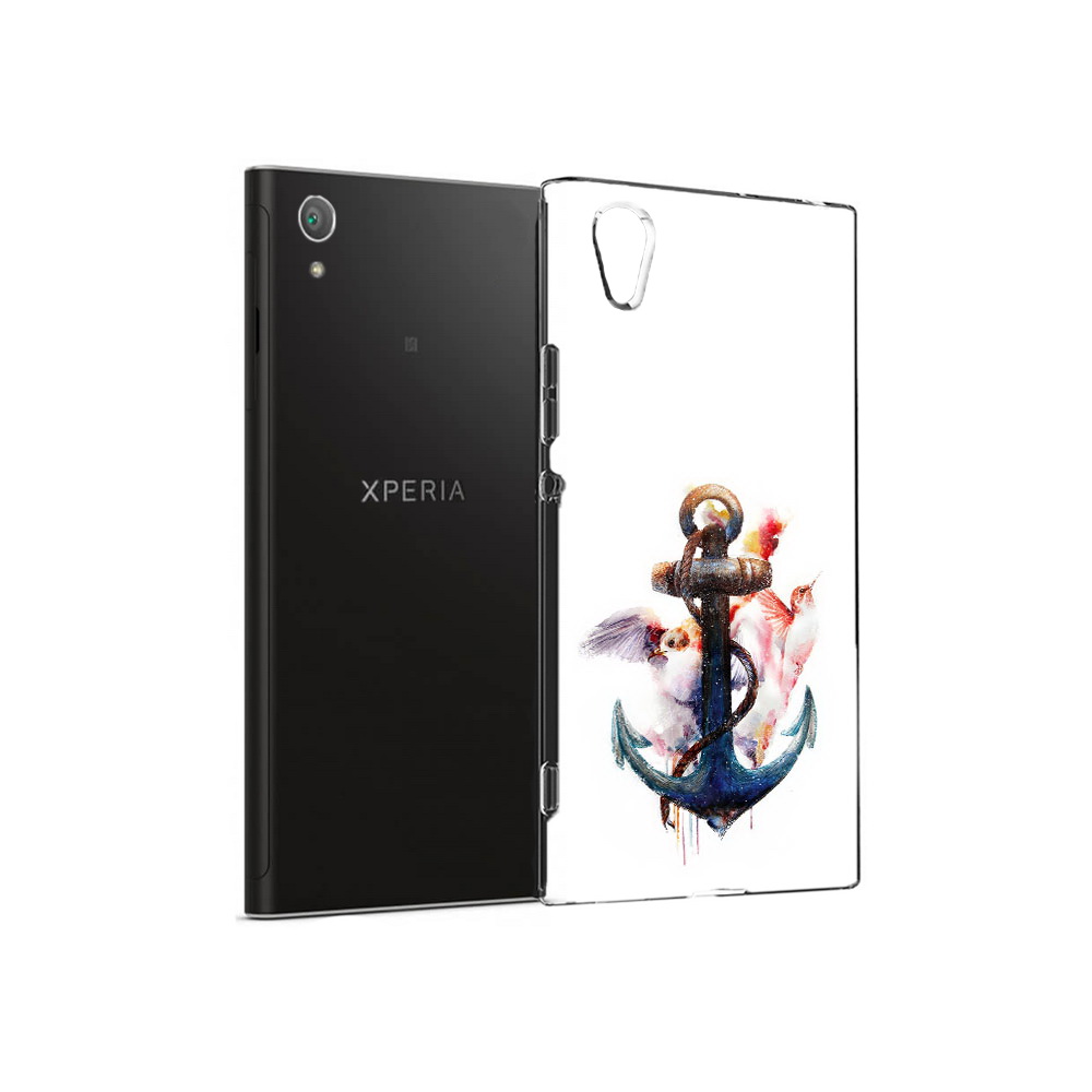 

Чехол MyPads Tocco для Sony Xperia XA1 Plus якорь с птицами (PT77220.224.703), Прозрачный, Tocco