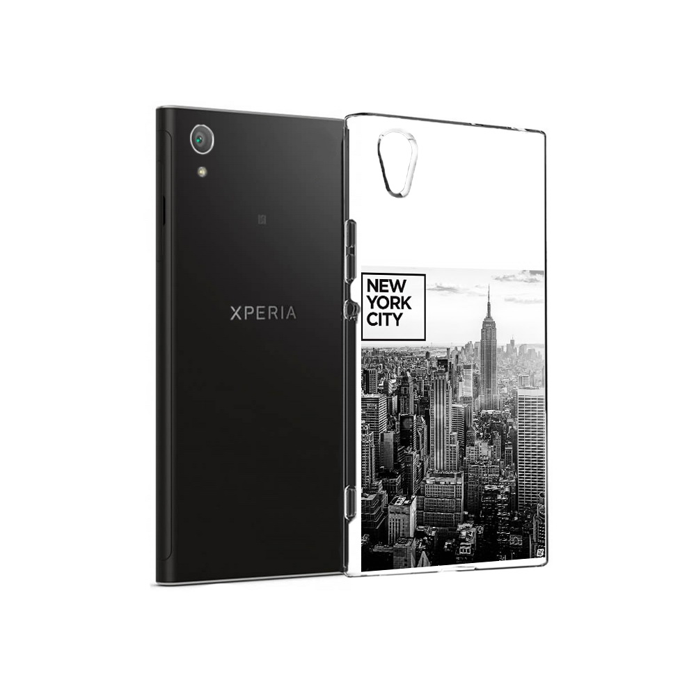 

Чехол MyPads Tocco для Sony Xperia XA1 Plus черно белый ньюерк (PT77220.224.686), Прозрачный, Tocco