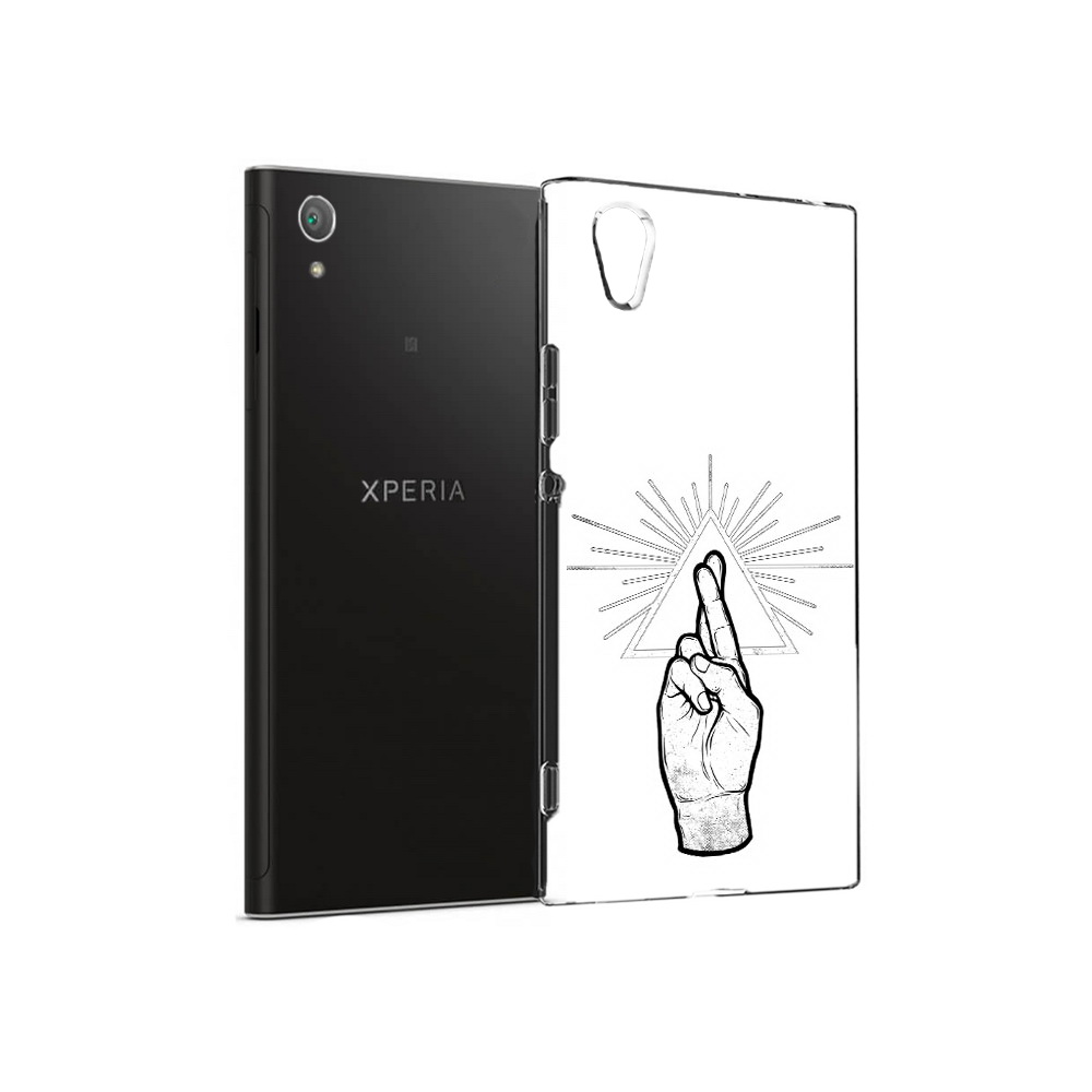 

Чехол MyPads Tocco для Sony Xperia XA1 Plus черно белая рука (PT77220.224.681), Прозрачный, Tocco