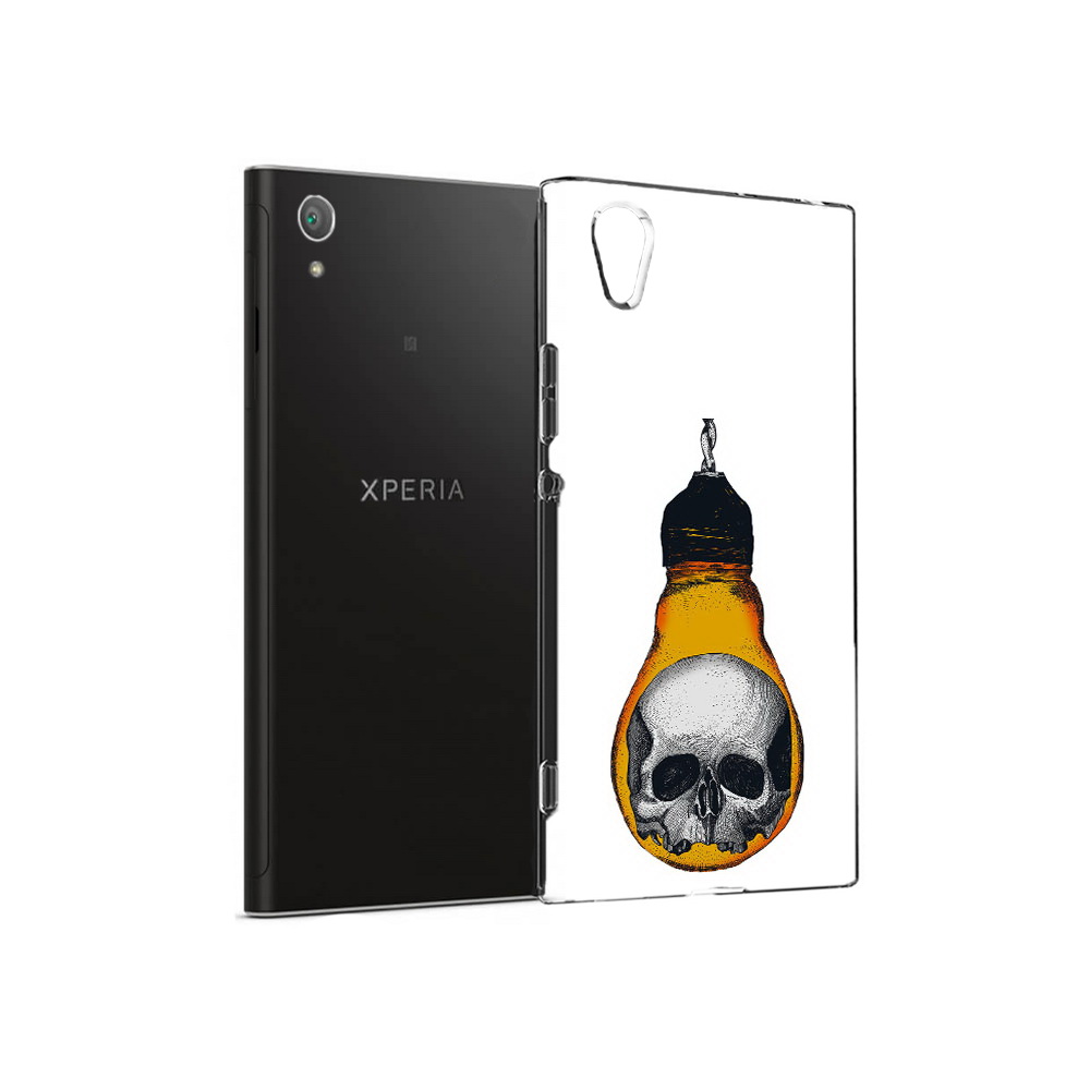 Чехол MyPads Tocco для Sony Xperia XA1 Plus череп в лампочке (PT77220.224.676)