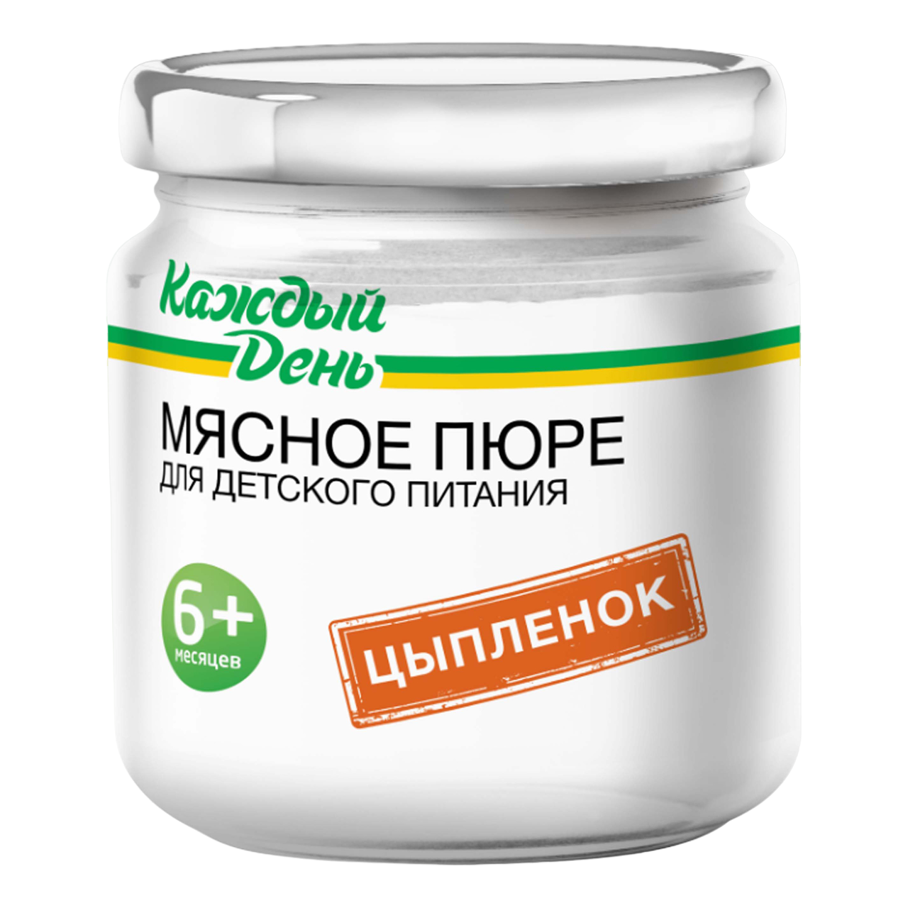 Пюре Каждый День цыпленок с 6 месяцев 80 г