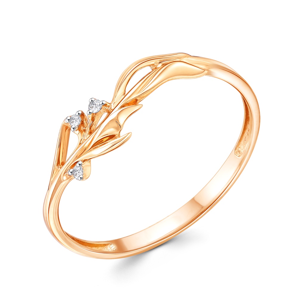

Кольцо из золота р. , 585Gold 301011850, фианит, 301011850