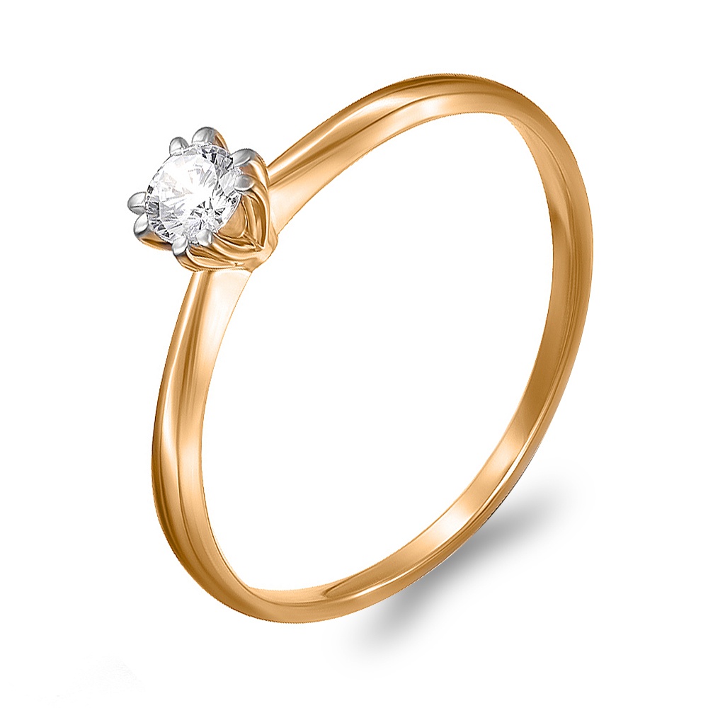 

Кольцо из золота р. , 585Gold 301011820, фианит, 301011820