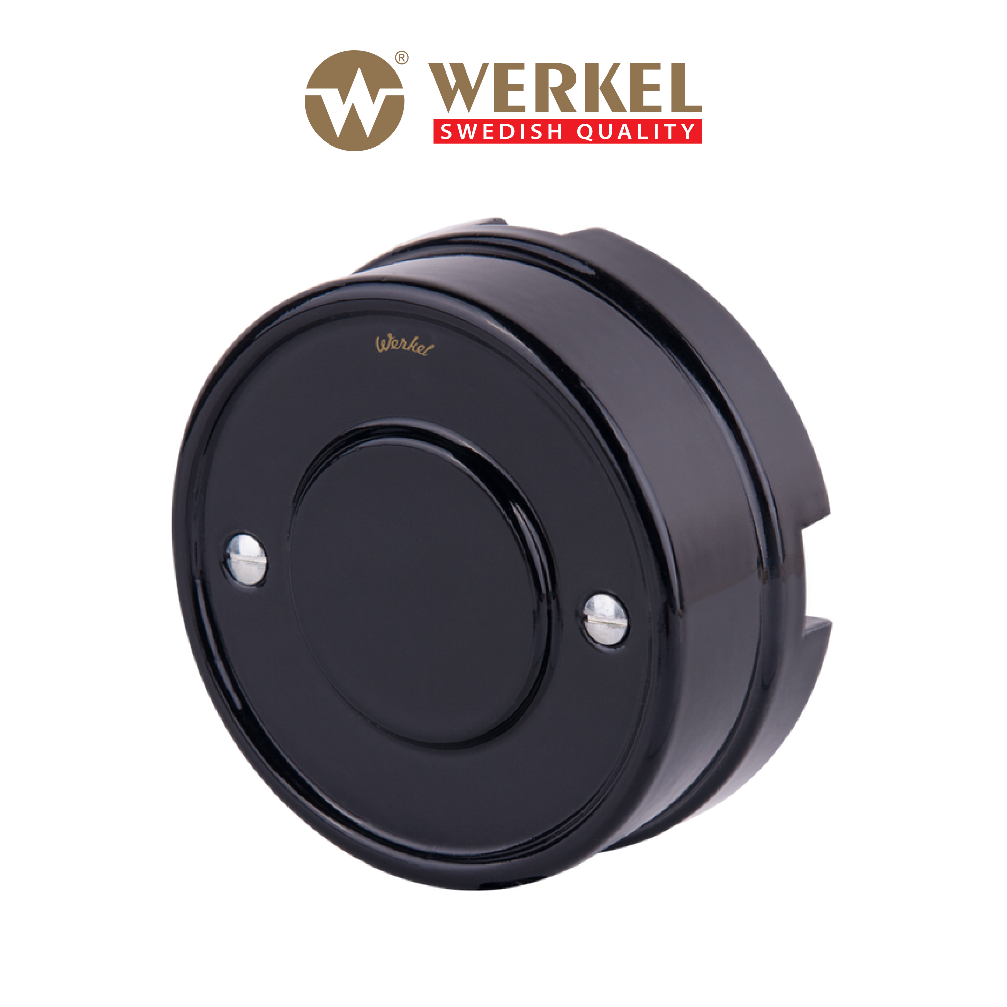 Распределительная коробка Werkel W6411208 ретро черный из керамики