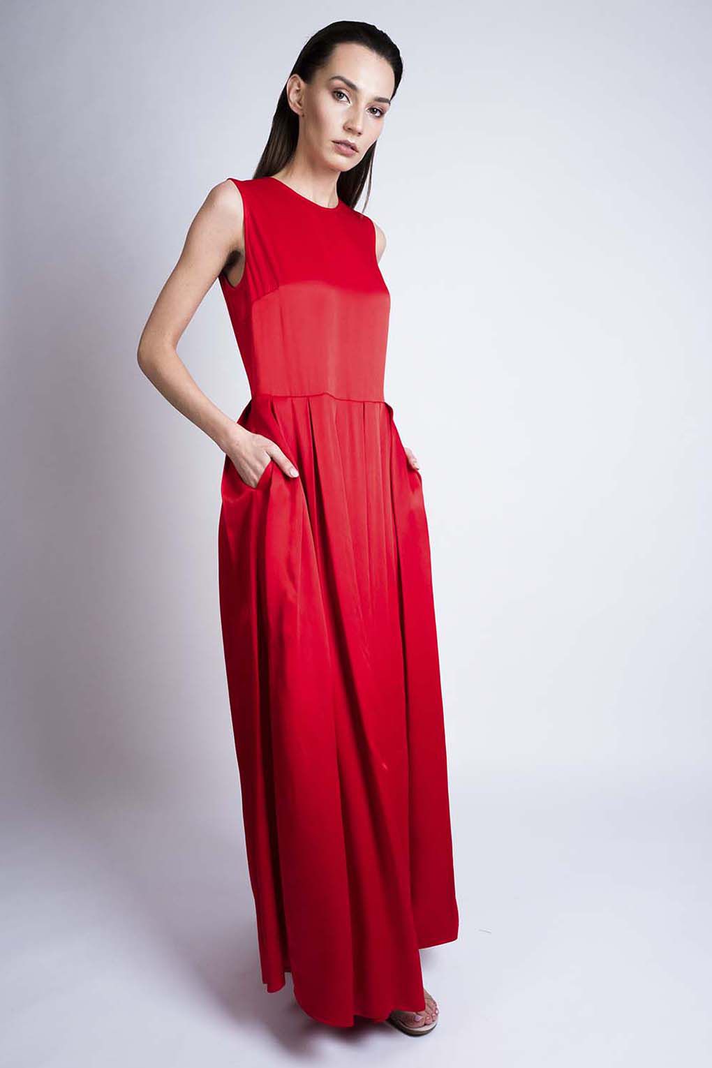 фото Платье женское paola ray pr120-3078-01 красное xs