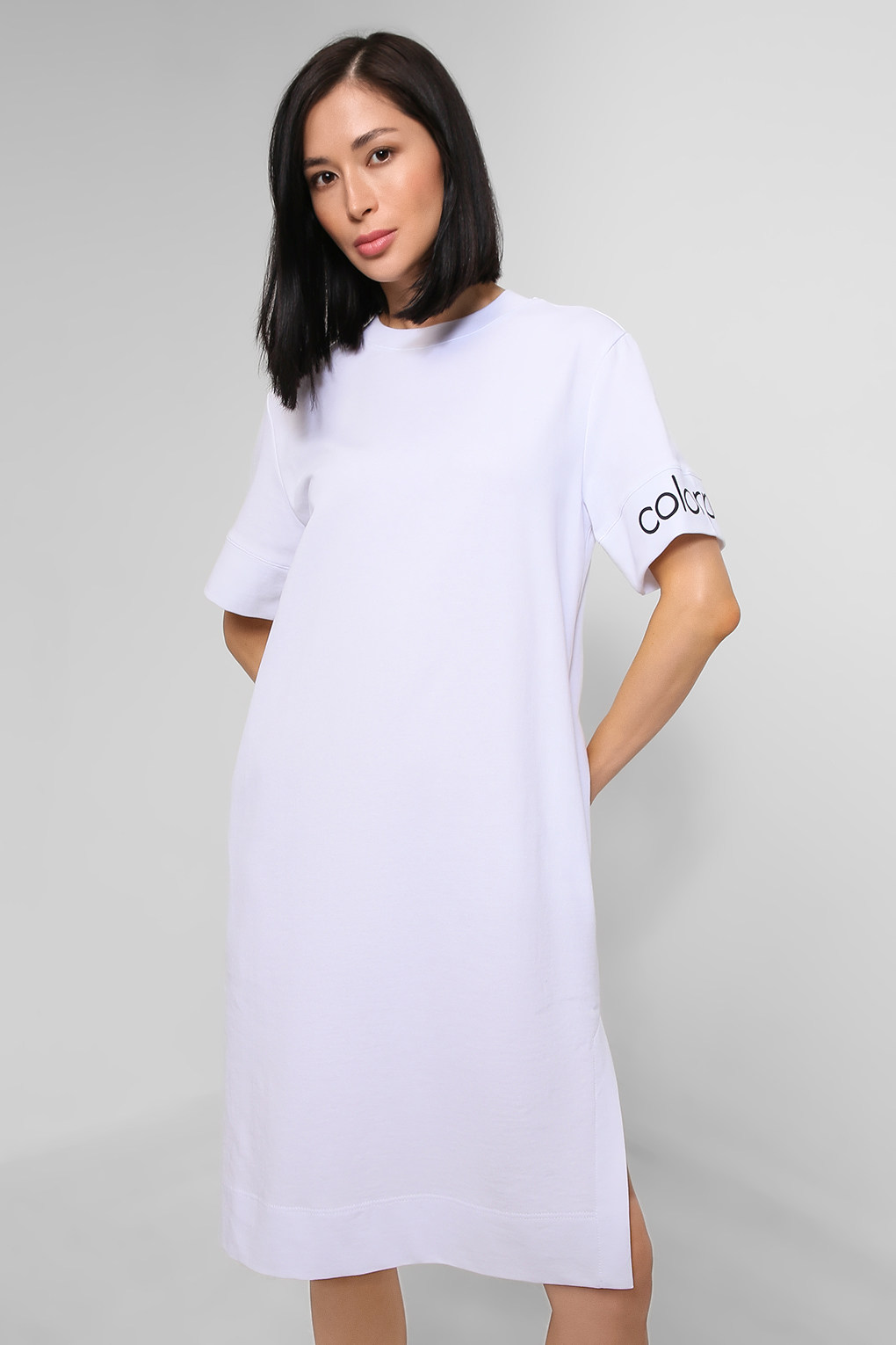 Платье женское COLORPLAY CP22045278-002 белое S