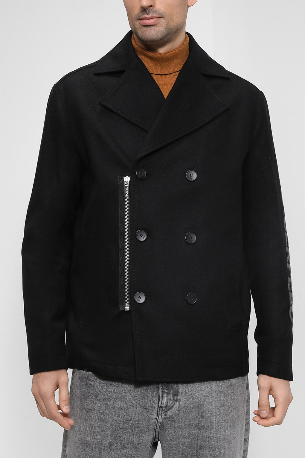 Пальто мужское Karl Lagerfeld 512799_505045 черное 48 RU