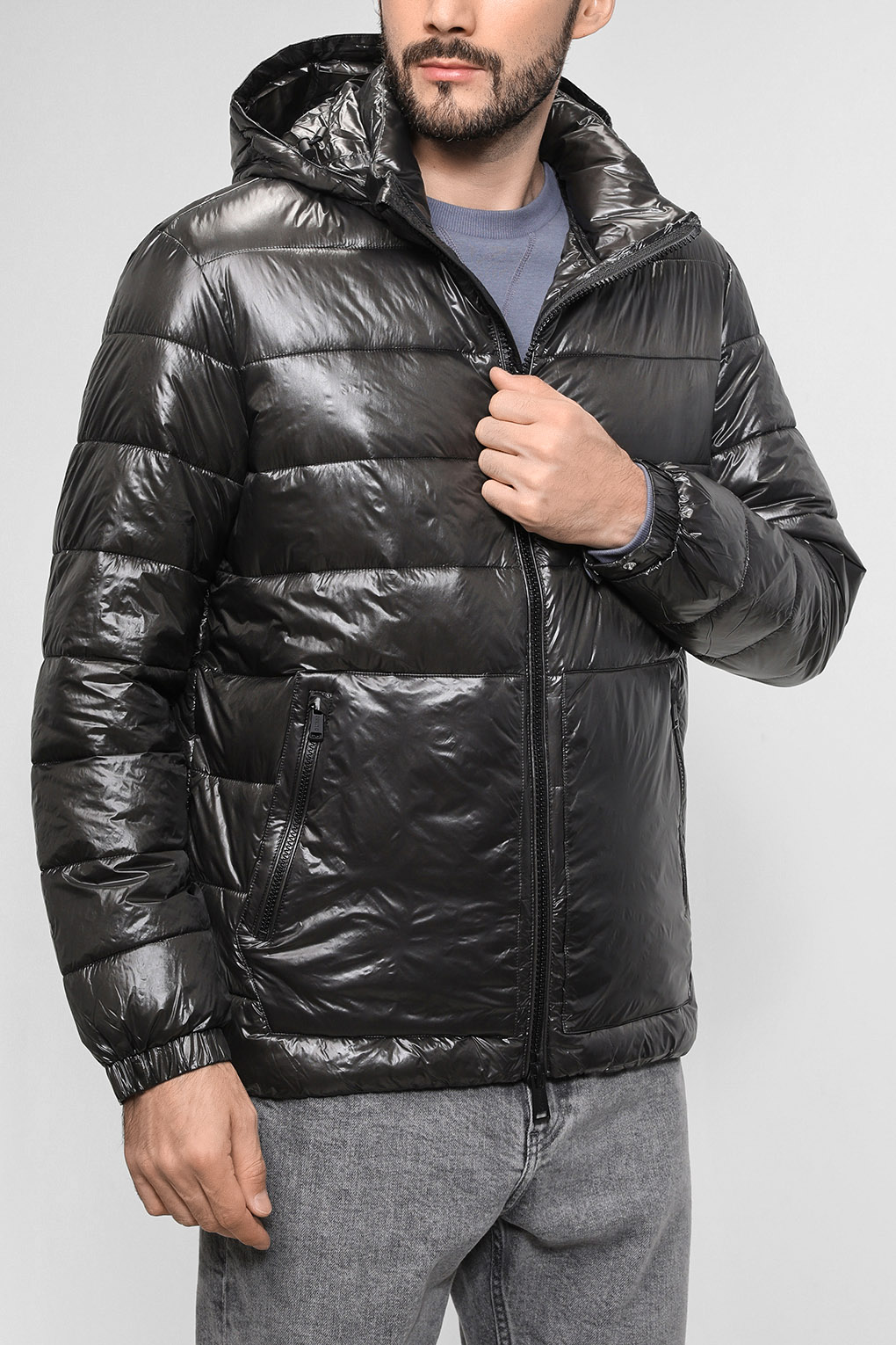 

Куртка мужская Guess M2YL27 WEJK0 черная XL, Черный, M2YL27 WEJK0