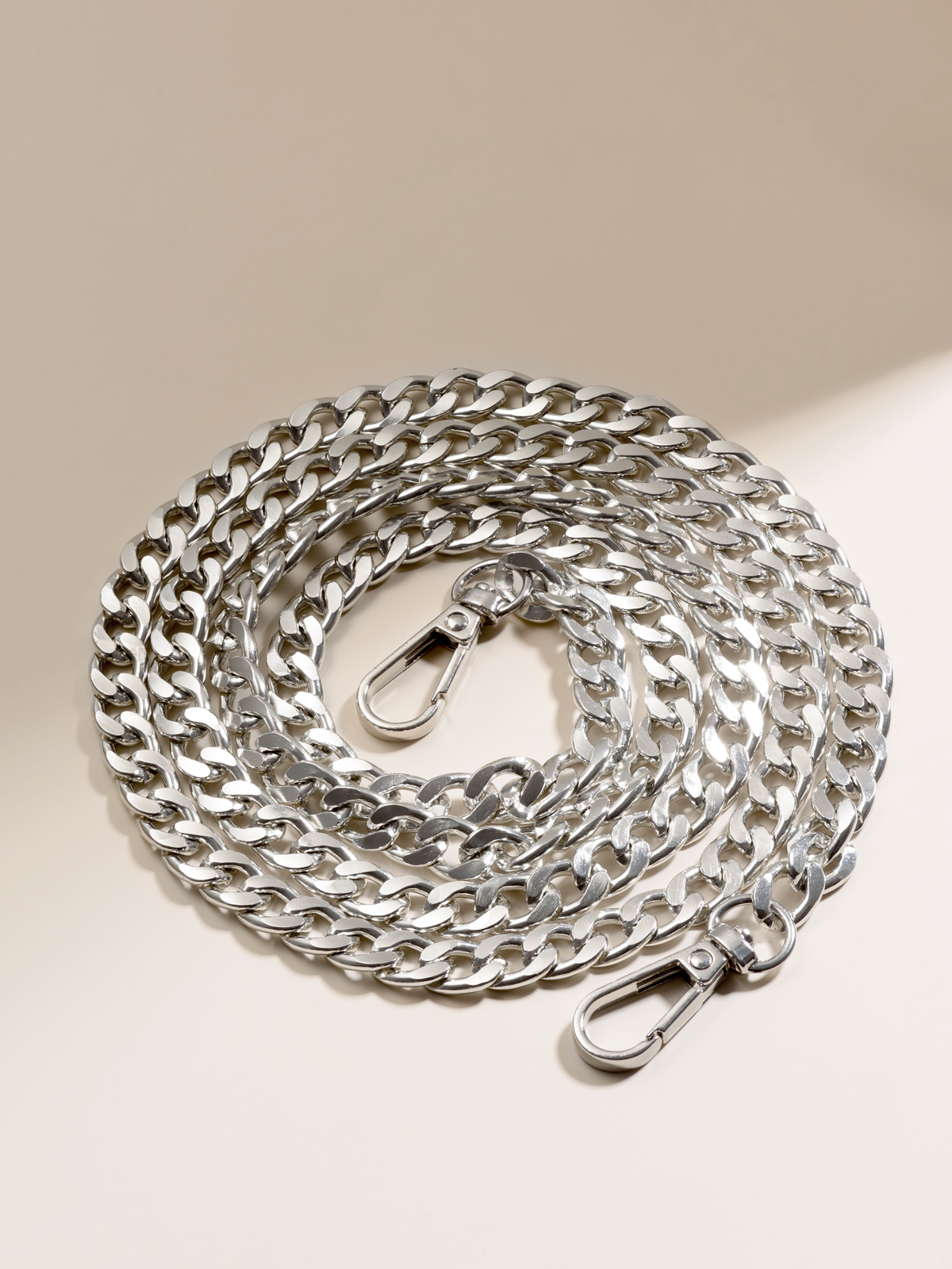 фото Цепочка для сумки женская jewelrymeverly g0064 серебро