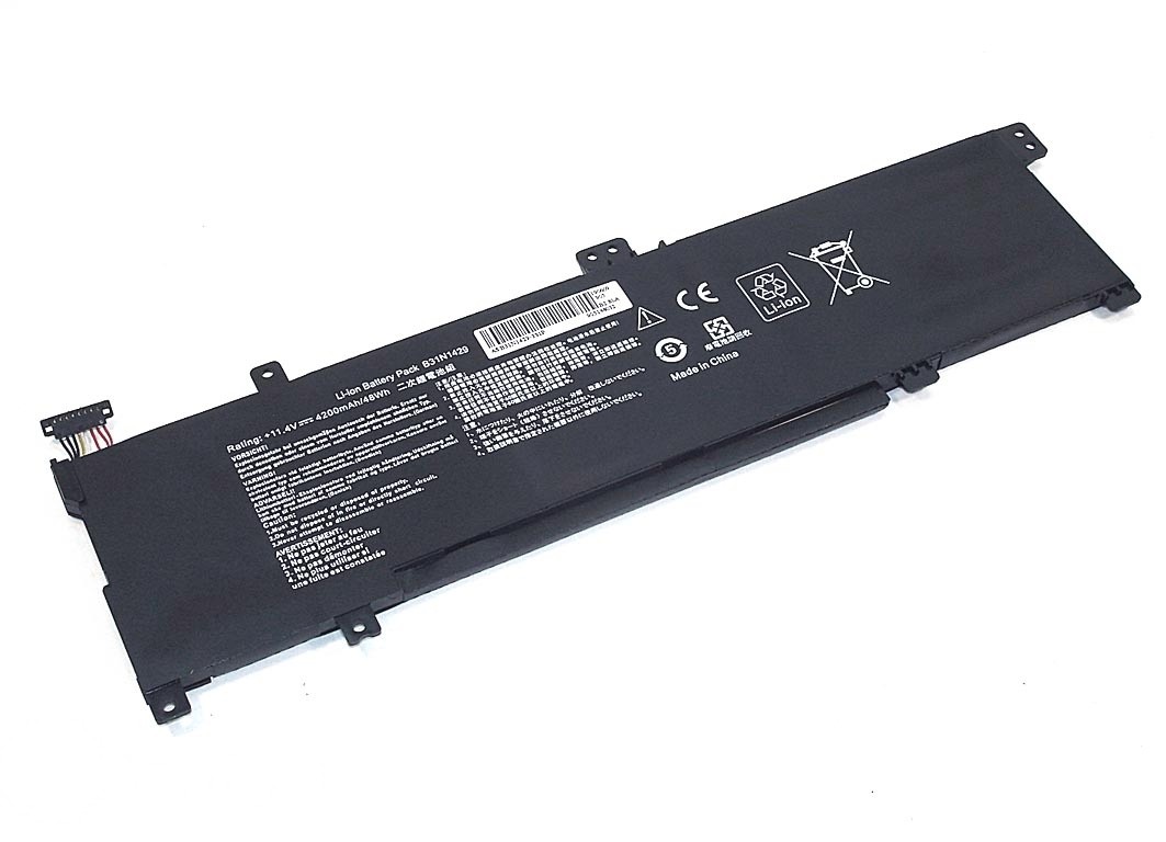 

Аккумуляторная батарея B31N1429 для ноутбука Asus K501 Series 11.4V (48Wh)