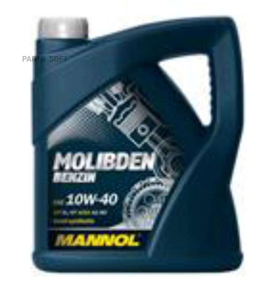 

Моторное масло Mannol полусинтетическое Mos Benzin 10W40 4л
