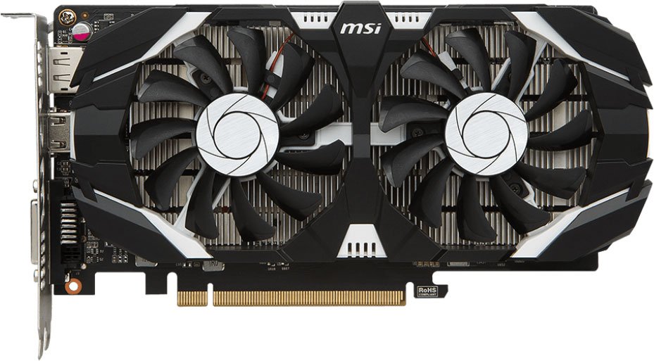 

Видеокарта MSI NVIDIA MSI GeForce GTX 1050 Ti 4GT (GTX 1050 Ti 4GT OCV1), Черный, MSI GeForce GTX 1050 Ti 4GT