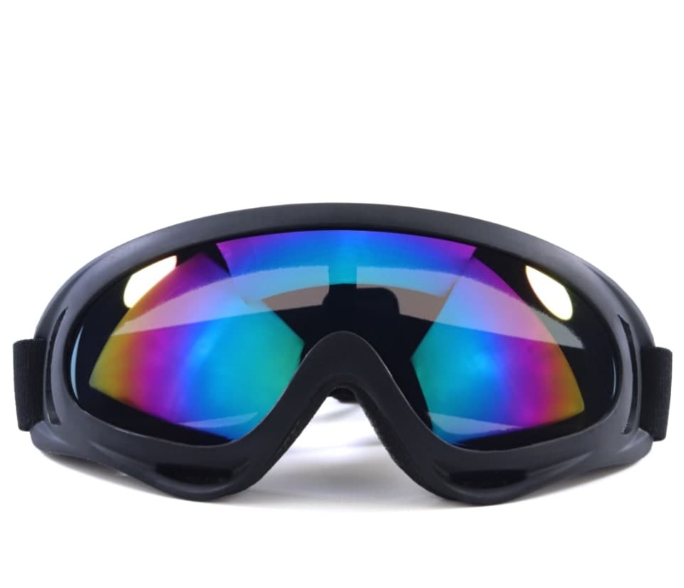 фото Горнолыжные очки х400, очки для сноуборда, маска горнолыжная, красный aiden-sport