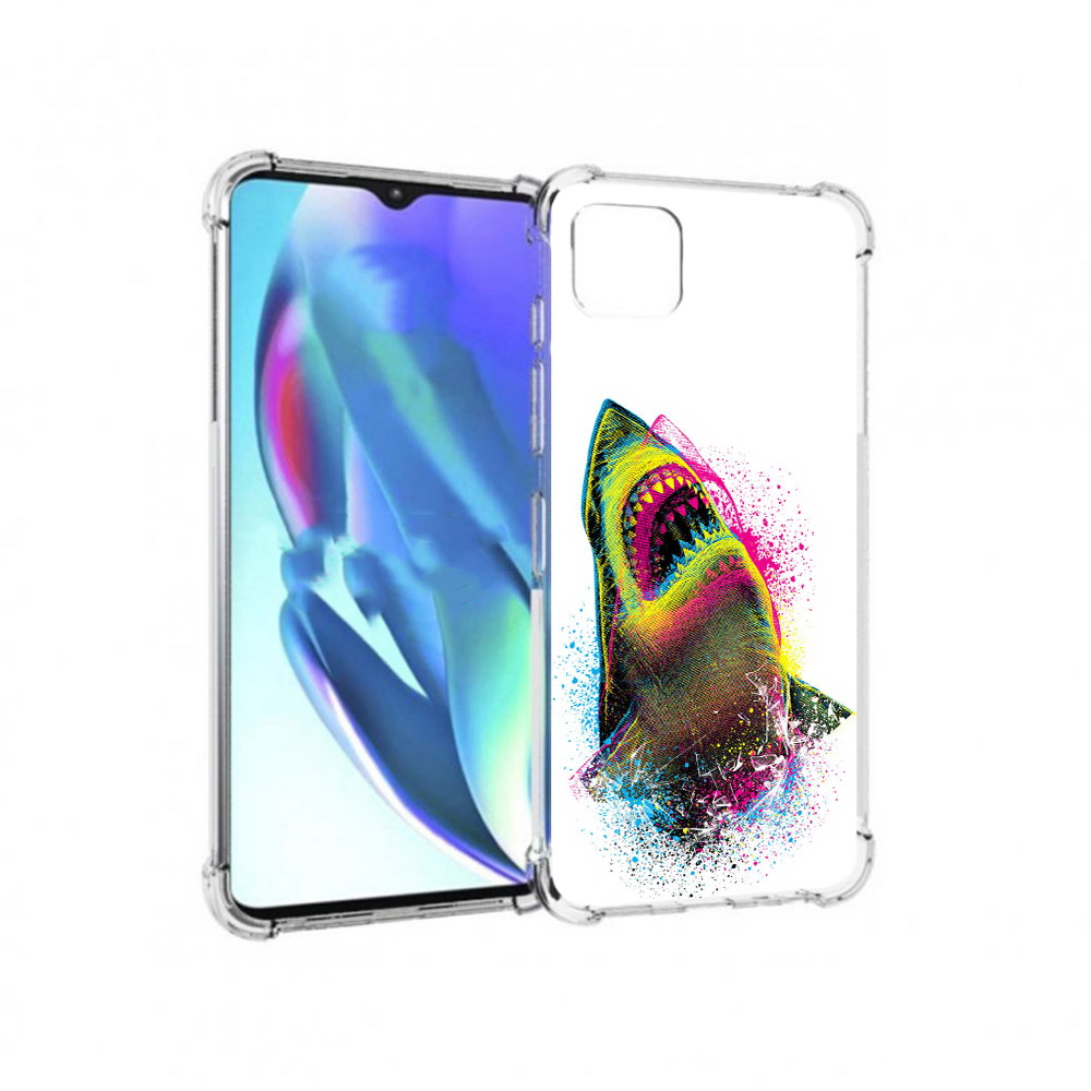 

Чехол MyPads Tocco для Motorola Moto G50 челюсти-2 (PT227066.350.674), Прозрачный, Tocco