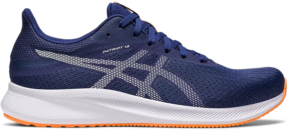 

Кроссовки мужские Asics PATRIOT 13 синие 7 US, Синий, PATRIOT 13