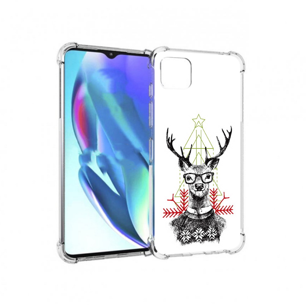 

Чехол MyPads Tocco для Motorola Moto G50 умный олень (PT227066.350.652), Прозрачный, Tocco
