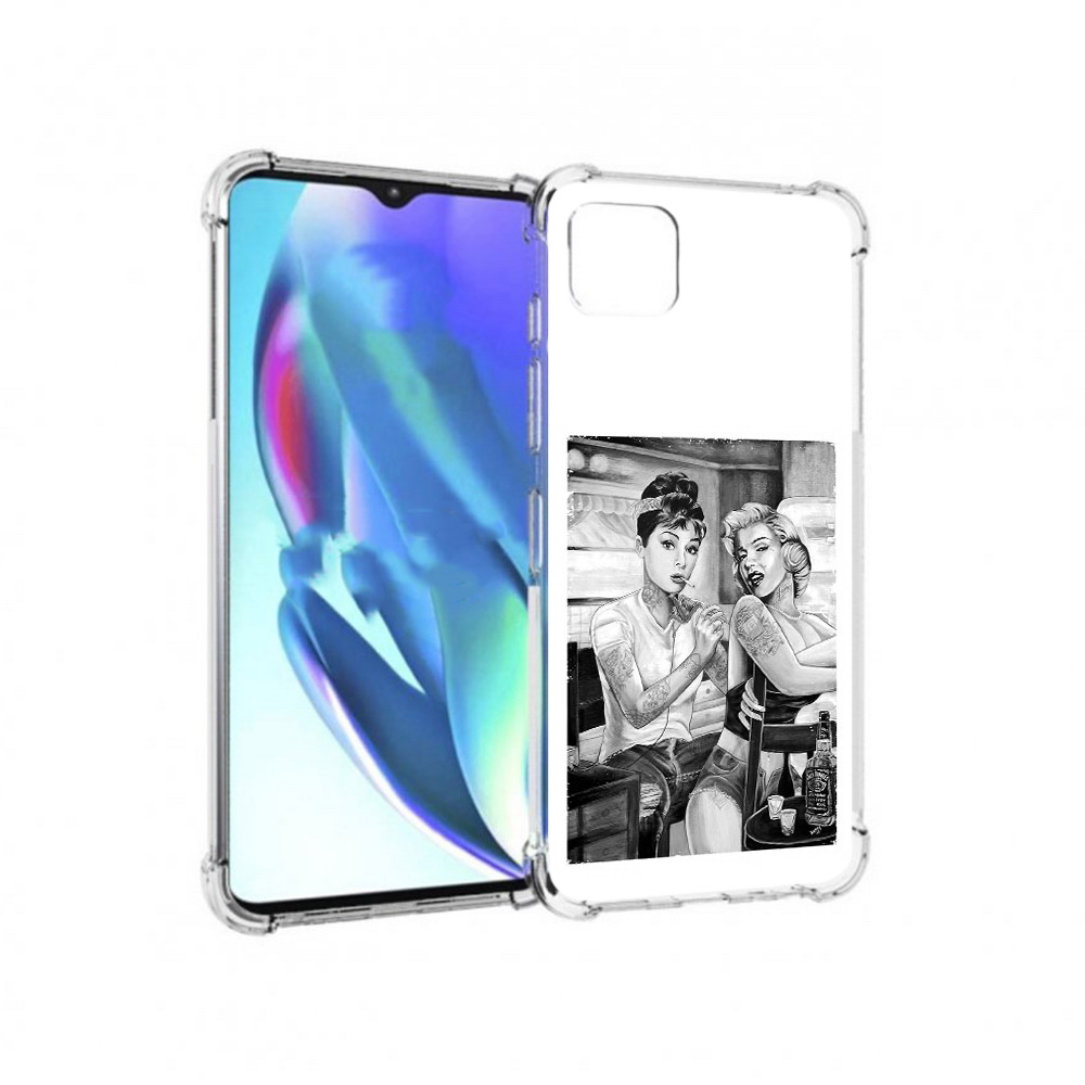 

Чехол MyPads Tocco для Motorola Moto G50 тату мастер (PT227066.350.637), Прозрачный, Tocco