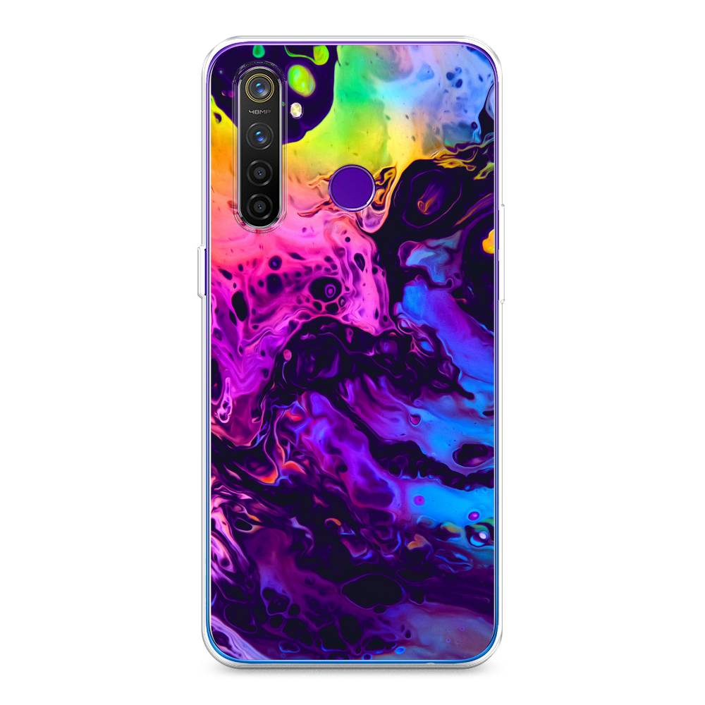 

Чехол Awog "ACID fluid" для Realme 5 Pro, Разноцветный, 251650-3