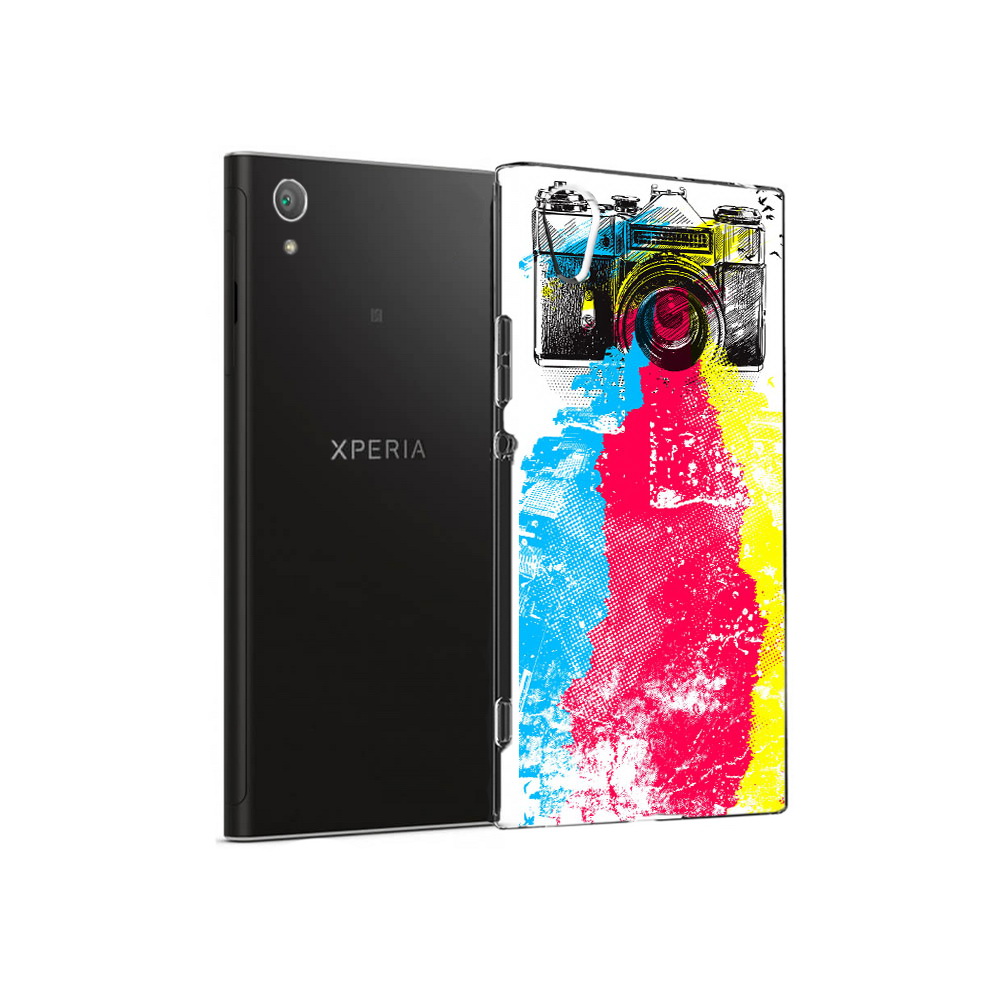 фото Чехол mypads tocco для sony xperia xa1 plus цветной фотоаппарат (pt77220.224.668)