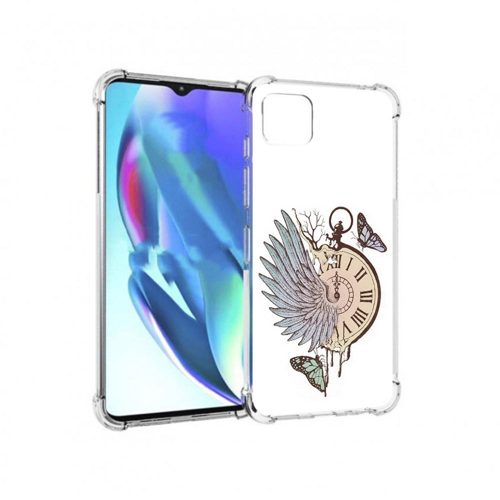 Чехол MyPads Tocco для Motorola Moto G50 страинные часы с крылом (PT227066.350.626)