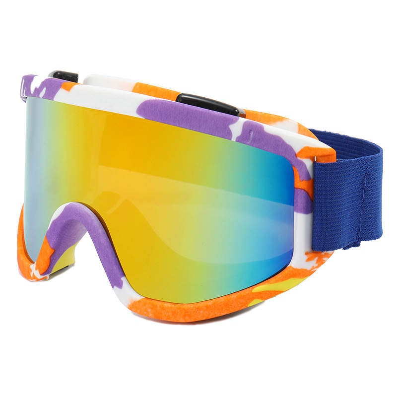 фото Маска горнолыжная маска для сноуборда горнолыжные очки бело-черный aiden-sport
