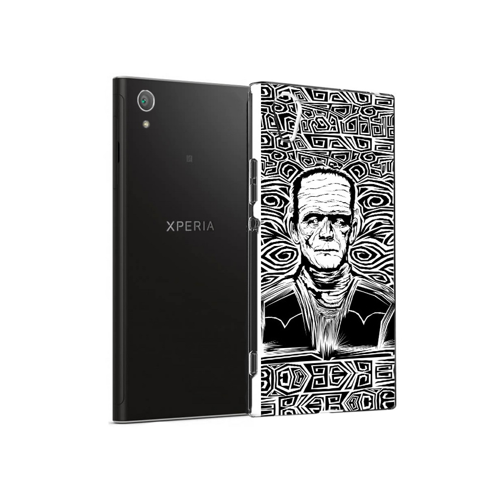 

Чехол MyPads Tocco для Sony Xperia XA1 Plus франкенштейн черно белый (PT77220.224.661), Прозрачный, Tocco
