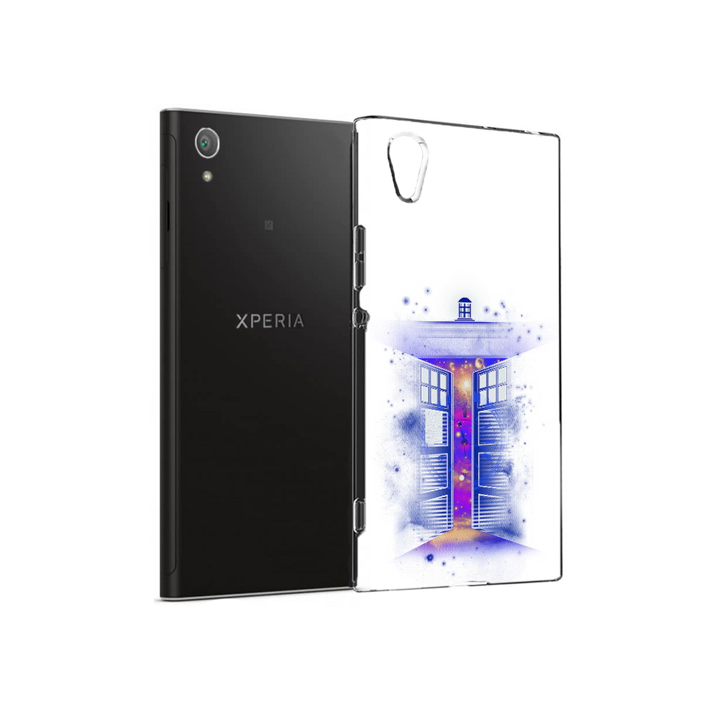 

Чехол MyPads Tocco для Sony Xperia XA1 Plus фиолетовый уголок абстракция (PT77220.224.659), Прозрачный, Tocco