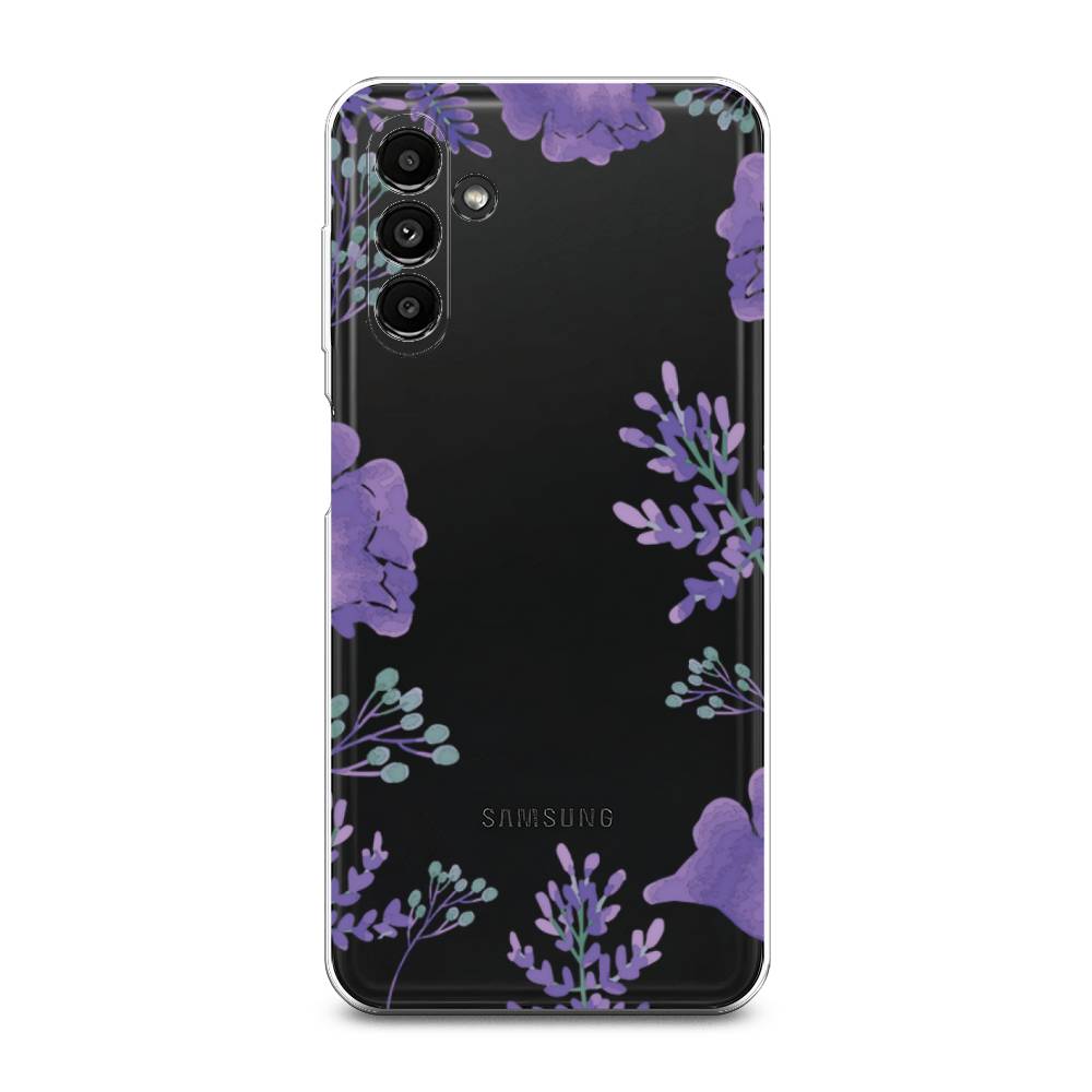 

Чехол Awog на Samsung А14 5G "Сиреневая цветочная рамка", Прозрачный;фиолетовый, 2107250-8