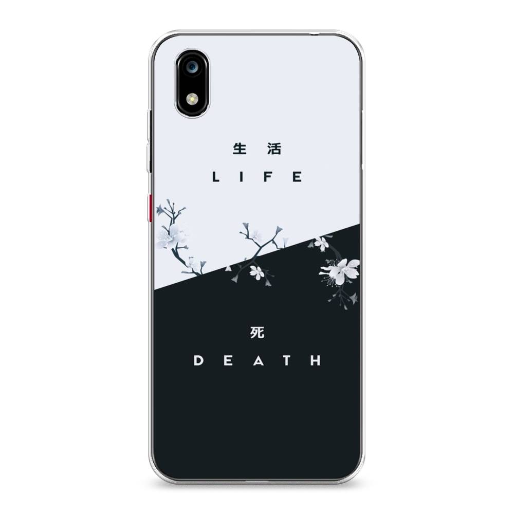 

Чехол Awog на ZTE Blade A7 2019 / ЗТЕ Блэйд A7 2019 "Life and death", Разноцветный, 133150-7