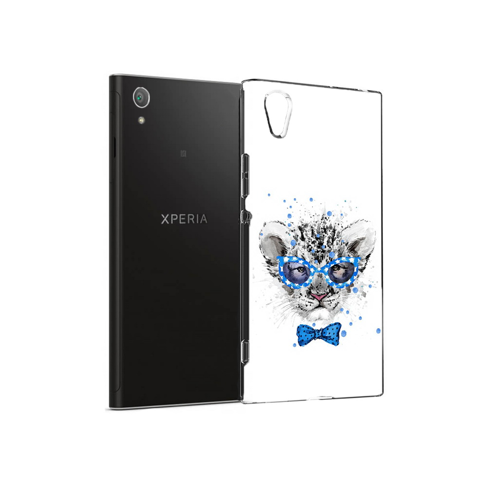 

Чехол MyPads Tocco для Sony Xperia XA1 Plus тигренок с бабочкой (PT77220.224.642), Прозрачный, Tocco