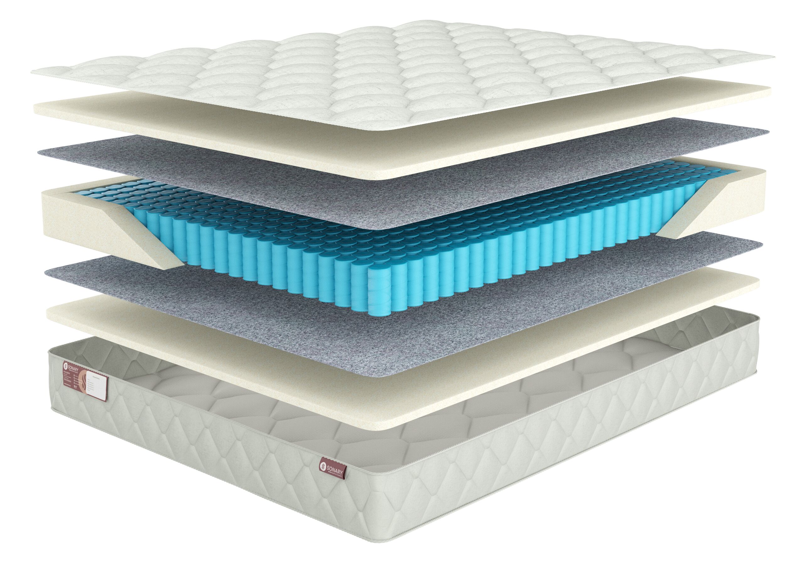 

Матрас Sonary Town Dombe 135х190, Белый, Dombe