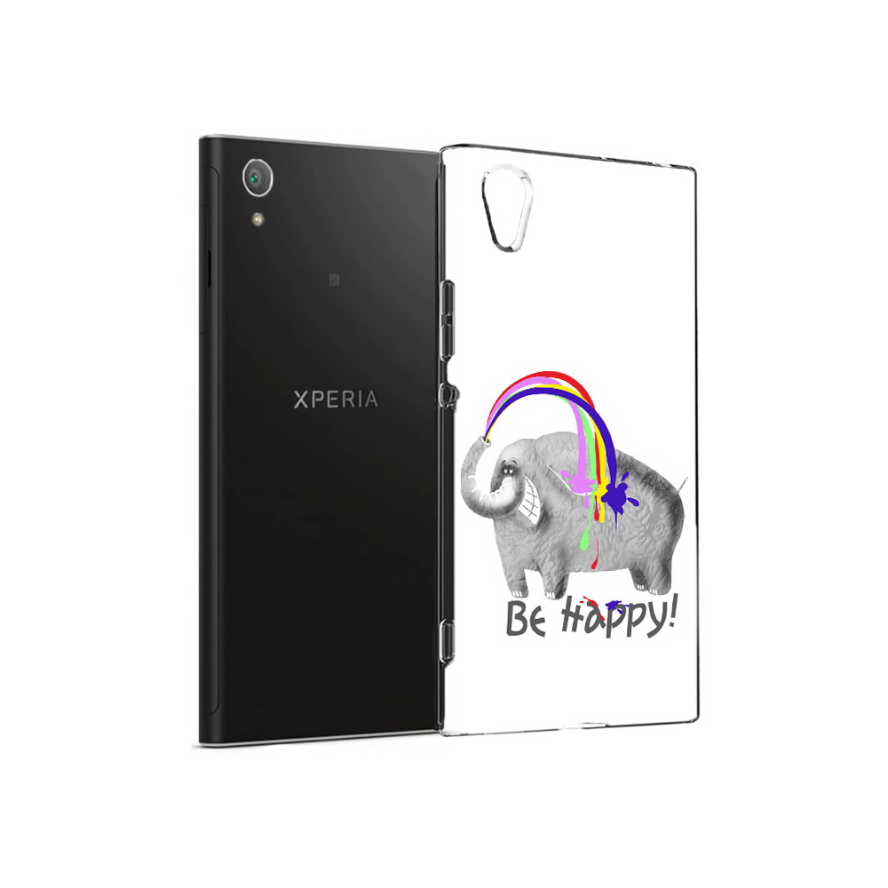

Чехол MyPads Tocco для Sony Xperia XA1 Plus счастливый слон (PT77220.224.632), Прозрачный, Tocco