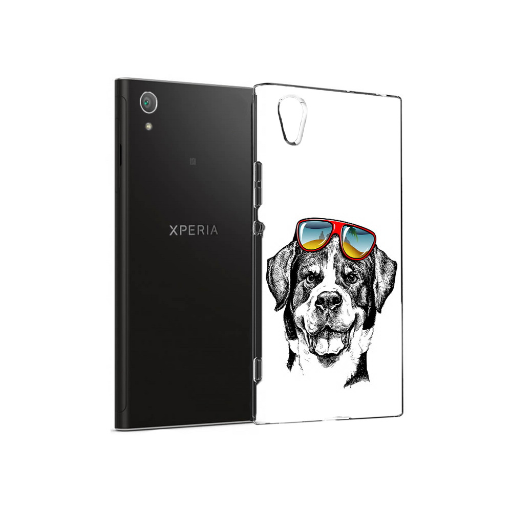 

Чехол MyPads Tocco для Sony Xperia XA1 Plus счастливая собака (PT77220.224.631), Прозрачный, Tocco