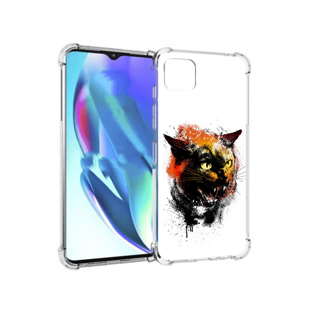 

Чехол MyPads Tocco для Motorola Moto G50 сиамский кот (PT227066.350.598), Прозрачный, Tocco