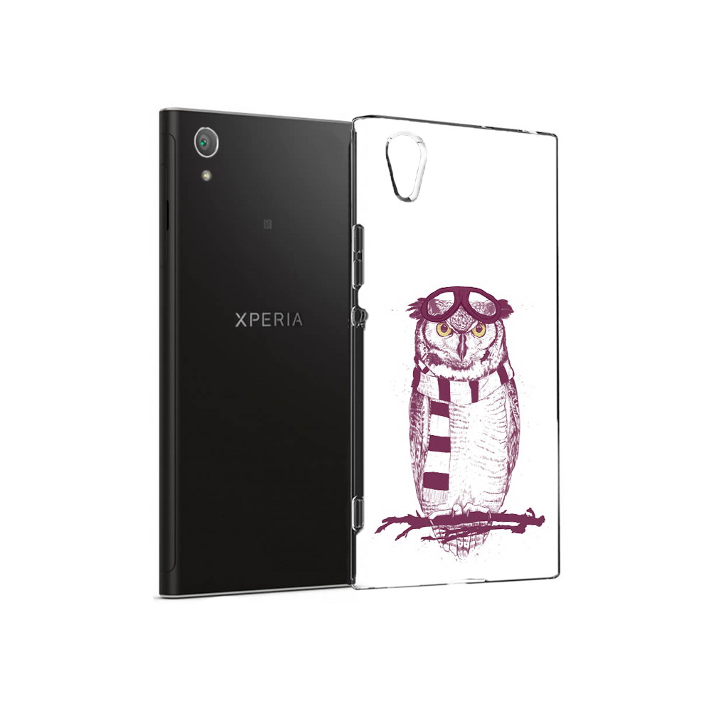 

Чехол MyPads Tocco для Sony Xperia XA1 Plus сова-летчик (PT77220.224.612), Прозрачный, Tocco