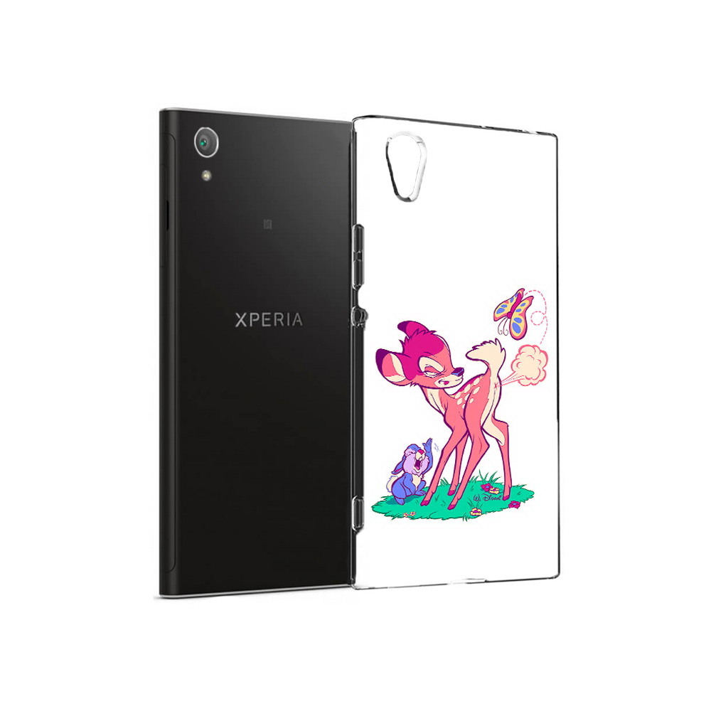 

Чехол MyPads Tocco для Sony Xperia XA1 Plus смешной олененок (PT77220.224.610), Прозрачный, Tocco