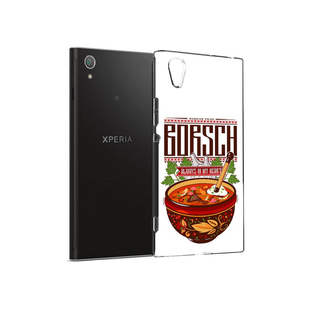 

Чехол MyPads Tocco для Sony Xperia XA1 Plus русский борщ (PT77220.224.589), Прозрачный, Tocco