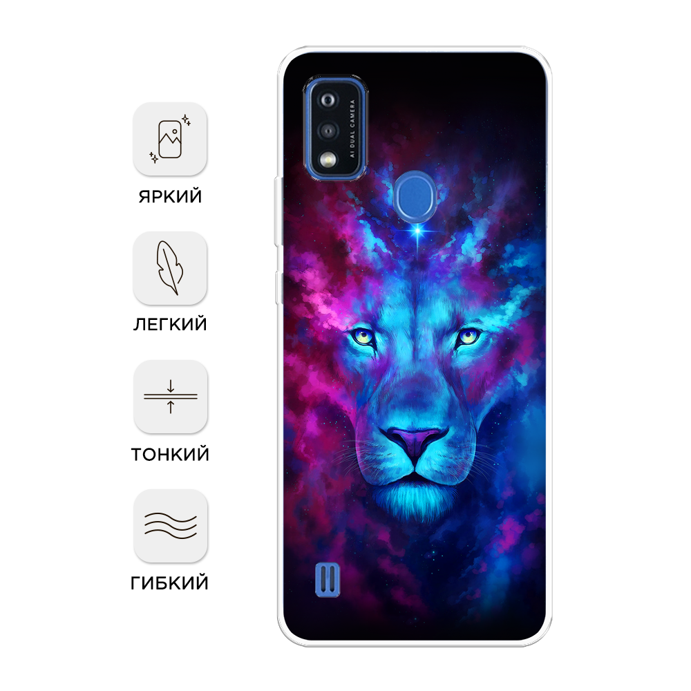 

Чехол Awog на ZTE Blade A51 / ЗТЕ Блэйд A51 "Life and death", Разноцветный, 134550-7