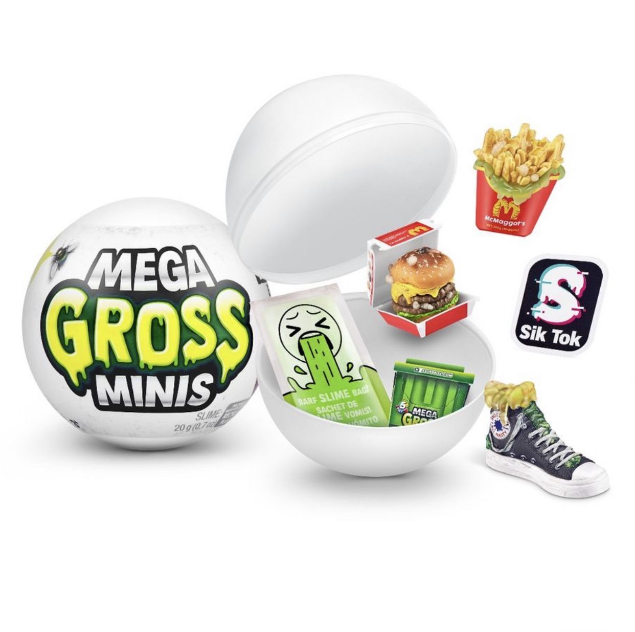 

Игрушка-сюрприз Iqchina 5 Surprise Mega gross Mini brands белый gross 77355