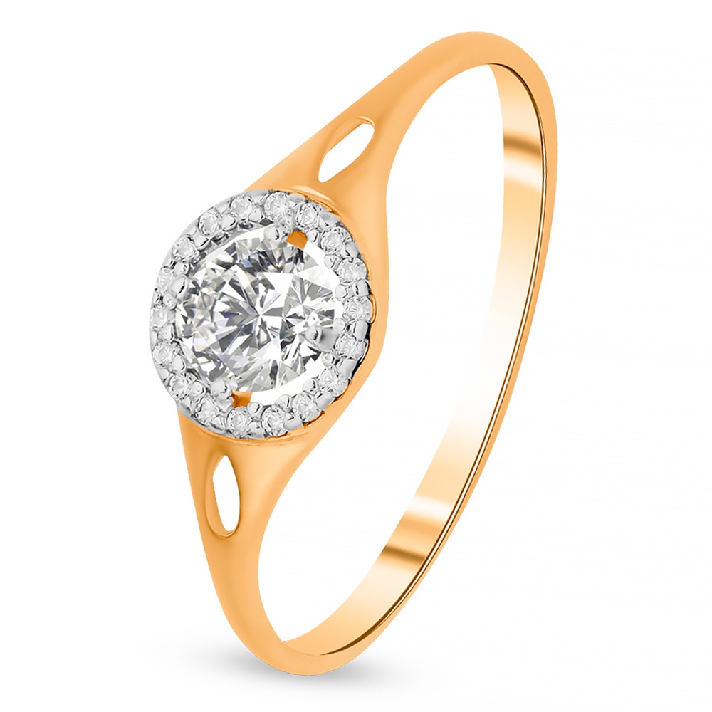 

Кольцо из золота р. , 585Gold 301011865, фианит, 301011865