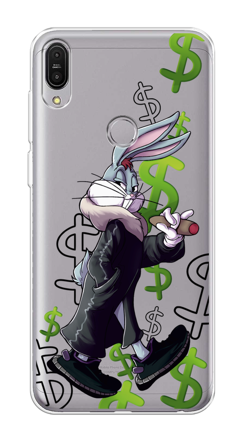 

Чехол на Asus ZenFone Max Pro ZB602KL "Rich Bugs Bunny", Зеленый;черный;голубой, 43550-6