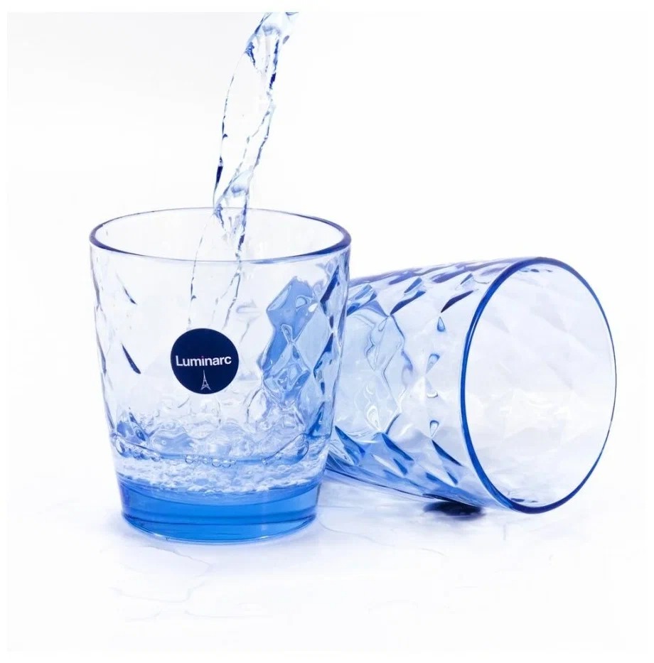 

Набор стаканов ДАЙМОНД синие 6шт 250мл