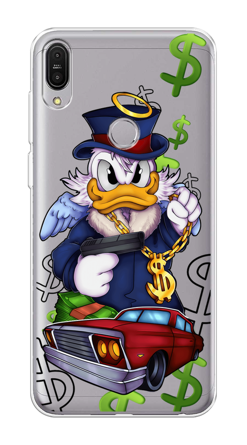 

Чехол на Asus ZenFone Max Pro ZB602KL "Scrooge McDuck with a Gold Chain", Красный;синий;белый, 43550-6